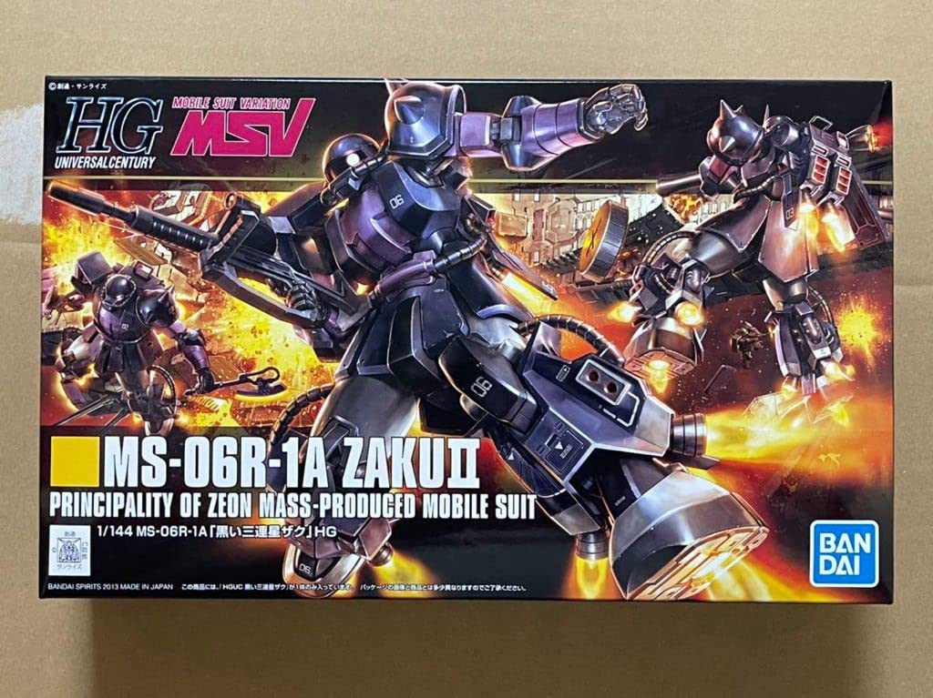 Amazon | HGUC 1/144 MS-06R-1A 黒い三連星ザク 機動戦士 MSV 黒い